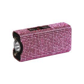 Streetwise Rhinestun Keychain Stun Gun (Color: Pink)